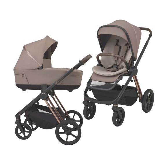 Універсальна коляска 2 в 1 Espiro MILOO 2.0 (309 Tasty Cappuccino) - фото | Интернет-магазин автокресел, колясок и аксессуаров для детей Avtokrisla