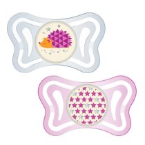 Пустушка Chicco Physio Light силіконова від 16 до 36 місяців 2 шт (різнокольорова)