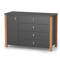 Комод Veres Монако 1200 (темно-сірий)