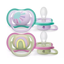 Пустушка Philips Avent Ultra Air, 0-6 міс, 2 шт