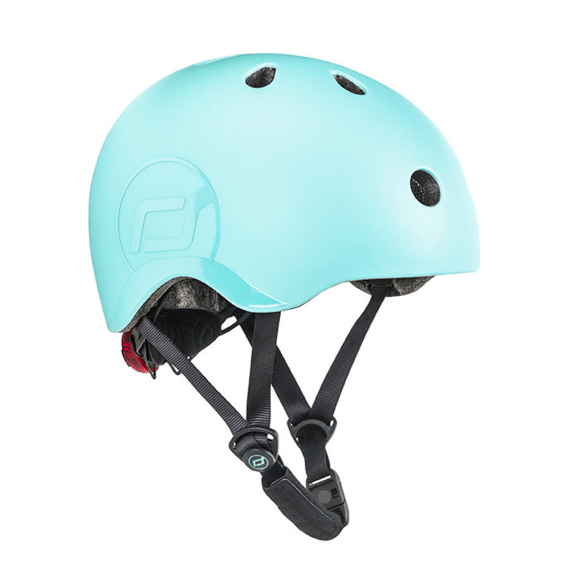 Шлем защитный детский Scoot and Ride с фонариком, S-M (Blueberry) - фото | Интернет-магазин автокресел, колясок и аксессуаров для детей Avtokrisla