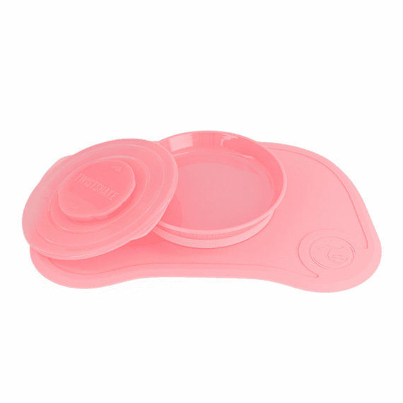 Коврик с тарелкой Twistshake (Pastel Pink) - фото | Интернет-магазин автокресел, колясок и аксессуаров для детей Avtokrisla