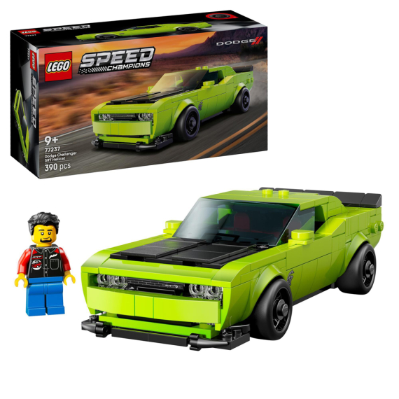 Конструктор LEGO Speed Champions Спортивний автомобіль Dodge Challenger SRT Hellcat, 390 деталей - фото | Интернет-магазин автокресел, колясок и аксессуаров для детей Avtokrisla