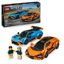 Конструктор LEGO Speed Champions Lamborghini Revuelto і Huracan STO, 607 деталей