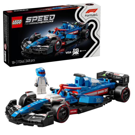 Конструктор LEGO Speed Champions Автомобіль для перегонів F1 Visa Cash RB VCARB 01, 248 деталей - фото | Интернет-магазин автокресел, колясок и аксессуаров для детей Avtokrisla