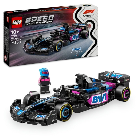 Конструктор LEGO Speed Champions Автомобіль для перегонів BWT Alpine F1 Team A524, 258 деталей - фото | Интернет-магазин автокресел, колясок и аксессуаров для детей Avtokrisla