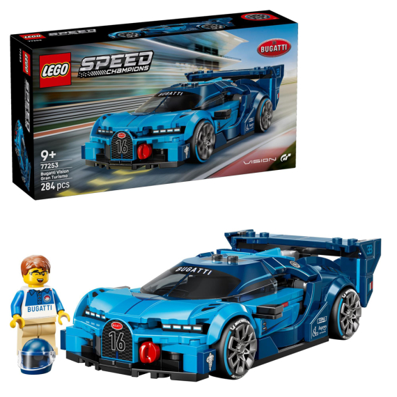 Конструктор LEGO Speed Champions Спортивний автомобіль Bugatti Vision GT Hyper, 284 Деталі - фото | Интернет-магазин автокресел, колясок и аксессуаров для детей Avtokrisla