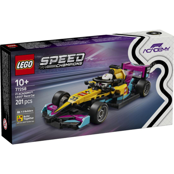 Конструктор LEGO Speed Champions Гоночний автомобіль F1 ACADEMY LEGO, 201 деталь - фото | Интернет-магазин автокресел, колясок и аксессуаров для детей Avtokrisla