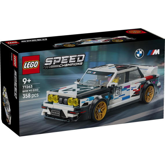 Конструктор LEGO Speed Champions BMW M3 (E30) - фото | Интернет-магазин автокресел, колясок и аксессуаров для детей Avtokrisla