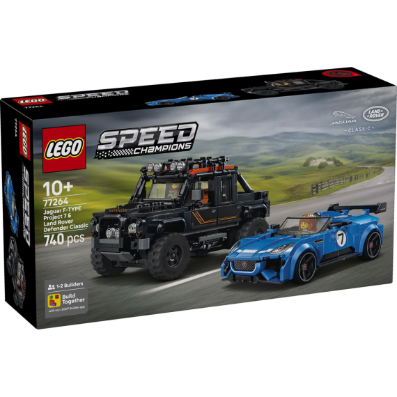 Конструктор LEGO Speed Champions Jaguar Project 7 та Land Rover Defender - фото | Интернет-магазин автокресел, колясок и аксессуаров для детей Avtokrisla