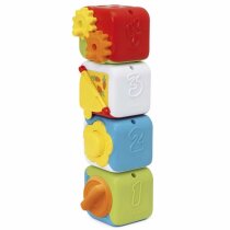 Іграшка розвиваюча 2 в 1 Chicco Мультисенсорні кубики Монтессорі