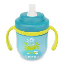 Чашка непроливайка Baboo із силіконовим носиком, 200 мл, 6+ міс (Marine / зелена)