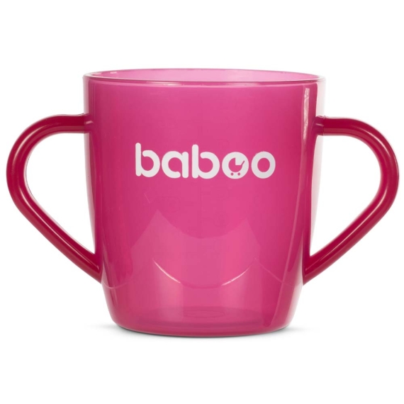 Чашка Baboo, 200 мл, 12+ мес (розовая) - фото | Интернет-магазин автокресел, колясок и аксессуаров для детей Avtokrisla