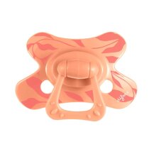 Пустушка силіконова Difrax Natural, 20+ міс (Peachy leafs)