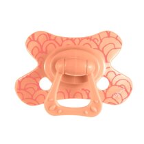 Пустушка силіконова Difrax Natural, 12+ міс (Peachy arches)