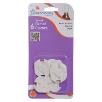 Заглушки для розетки Dreambaby, маленькі, EURO, 6 шт