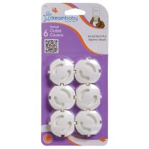 Заглушки для розетки Dreambaby, великі EURO, 6 шт