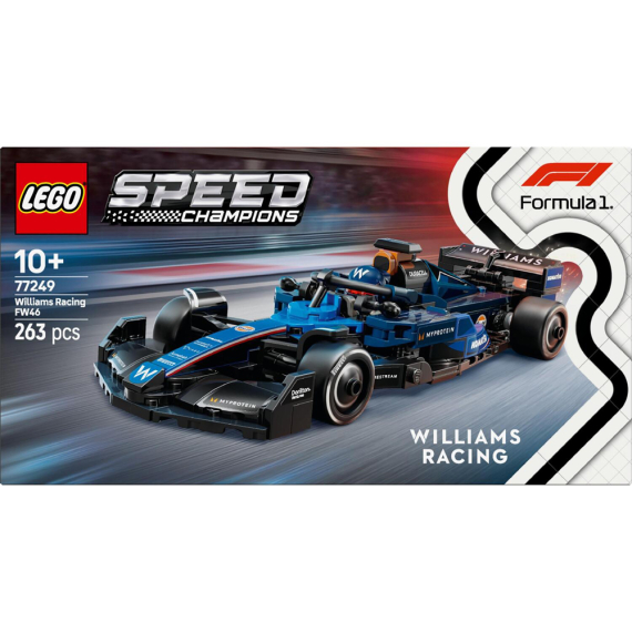 Конструктор LEGO Speed Champions Автомобіль для перегонів F1 Williams Racing FW46, 263 деталі - фото | Интернет-магазин автокресел, колясок и аксессуаров для детей Avtokrisla