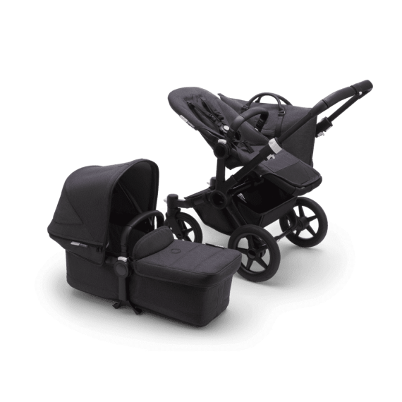 Универсальная коляска 2 в 1 Bugaboo Donkey3 MONO (BLACK/BLACK-BLACK) - фото | Интернет-магазин автокресел, колясок и аксессуаров для детей Avtokrisla
