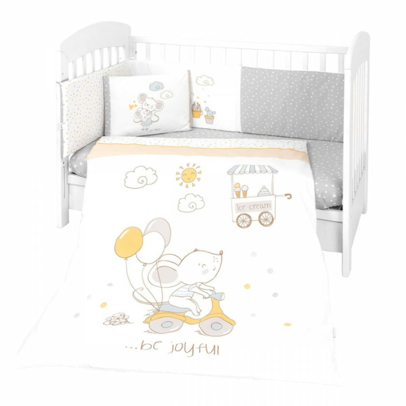 Комплект постельного белья Kikka Boo Joyful Mice 6 элементов - фото | Интернет-магазин автокресел, колясок и аксессуаров для детей Avtokrisla