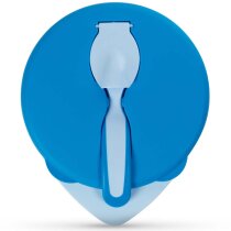 Мисочка Baboo з кришкою та ложечкою, від 6 місяців (синя)