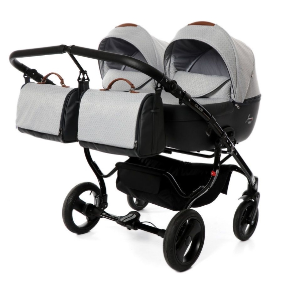 Универсальная коляска 2 в 1 для двойни Junama Madena Duo (02) - фото | Интернет-магазин автокресел, колясок и аксессуаров для детей Avtokrisla