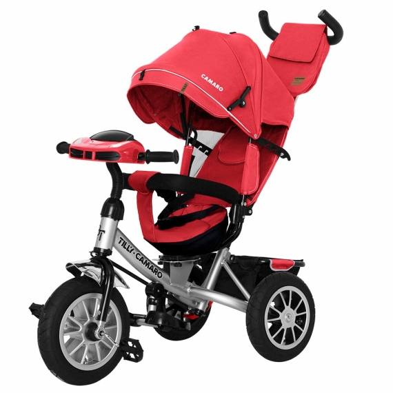 Велосипед триколісний TILLY CAMARO T-362/2 (Червоний) - фото | Интернет-магазин автокресел, колясок и аксессуаров для детей Avtokrisla