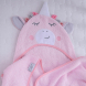 Пелюшка для купання Baby Veres Unicorn pink 80х120 см