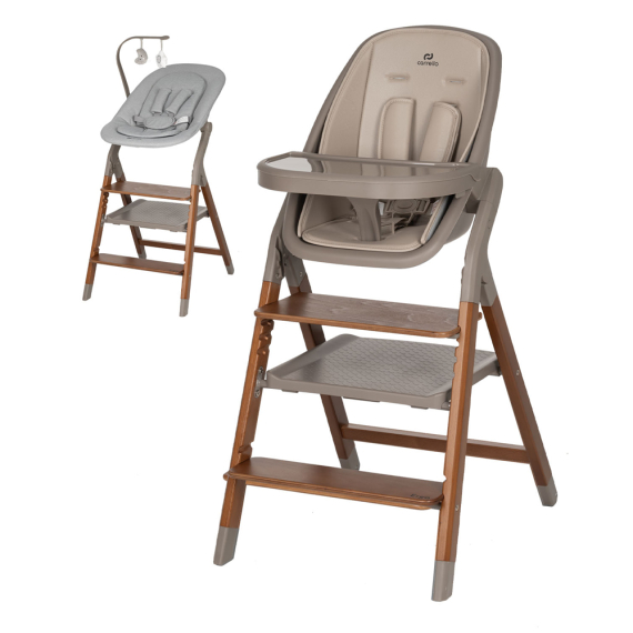 Стілець для годування CARRELLO Ergo CRL-16701 (Shadow Beige) - фото | Интернет-магазин автокресел, колясок и аксессуаров для детей Avtokrisla