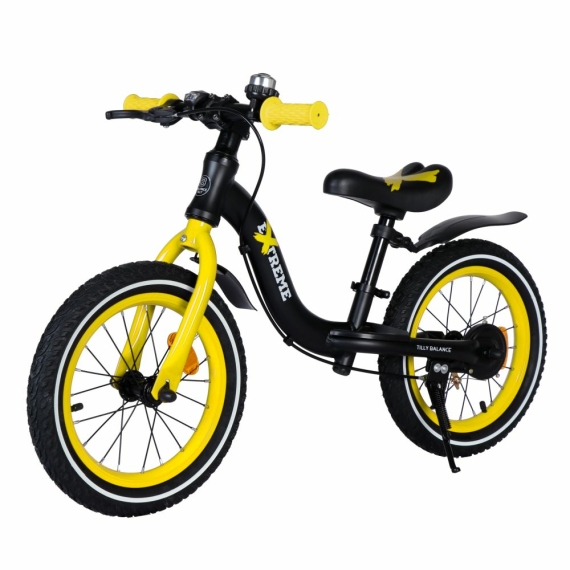 Беговел BALANCE TILLY 14" Extreme T-212524 (Yellow) - фото | Интернет-магазин автокресел, колясок и аксессуаров для детей Avtokrisla