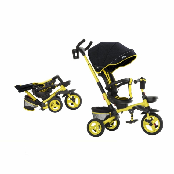 Велосипед трехколесный TILLY FLIP T-390/1 (Желтый) - фото | Интернет-магазин автокресел, колясок и аксессуаров для детей Avtokrisla