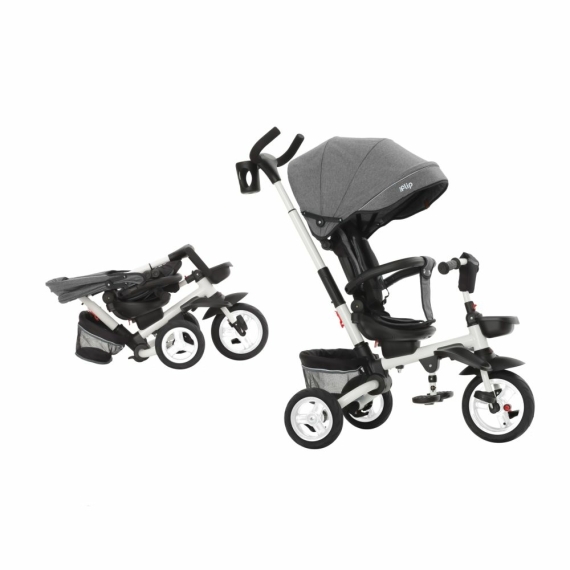 Велосипед триколісний TILLY FLIP T-390/1 (Сірий) - фото | Интернет-магазин автокресел, колясок и аксессуаров для детей Avtokrisla
