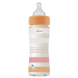 Бутылочка стеклянная Chicco Well-Being 240 мл с соской силиконовой, медленный поток от 0 месяцев, 1 шт (розовая)
