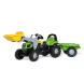Трактор з причепом і ковшем Rolly Toys rollyKid Deutz-Fahr 5115 G TB (зелений)