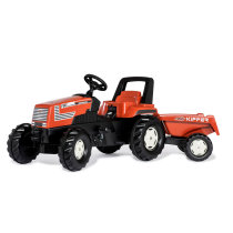 Трактор з причепом Rolly Toys rollyFarmtrac Fiat Centenario (коричнево-чорний)