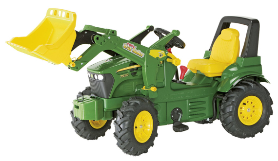 Трактор з ковшем та гальмом Rolly Toys rollyFarmtrac John Deere 7930 зелений - фото | Интернет-магазин автокресел, колясок и аксессуаров для детей Avtokrisla