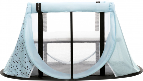 Похідне дитяче ліжко-манеж AeroMoov (синє) - фото | Интернет-магазин автокресел, колясок и аксессуаров для детей Avtokrisla