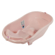 Ванна детская Onda с анатомической горкой и термодатчиком (розовый)