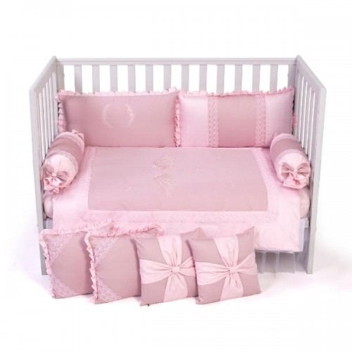 Постельный комплект Baby Veres Angel wings pink (6 ед.) - фото | Интернет-магазин автокресел, колясок и аксессуаров для детей Avtokrisla