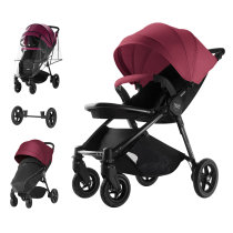 Комплект BRITAX B-MOTION 4 PLUS + Накидка + Дощовик + Всюдихідні колеса