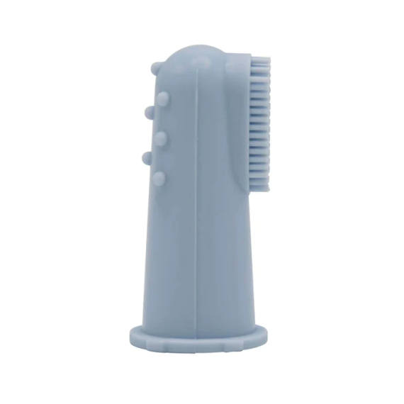 Силіконова зубна щітка Difrax, масажна (Blue) - фото | Интернет-магазин автокресел, колясок и аксессуаров для детей Avtokrisla