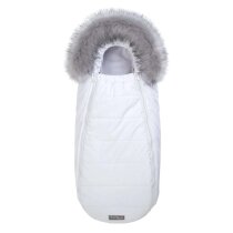Зимовий конверт-кокон ДоРечі Baby XS Фліс з опушкою (Білий )