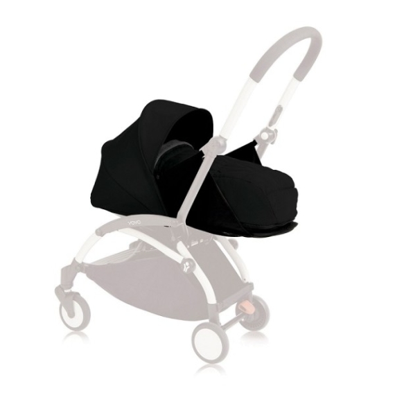 Люлька BABYZEN YOYO Plus 0+ без дощовика (Black) - фото | Интернет-магазин автокресел, колясок и аксессуаров для детей Avtokrisla