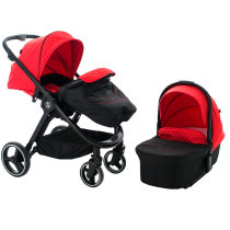 Універсальна коляска 2 в 1 BabyZz В102 (червоний)