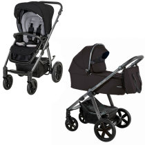 Універсальна коляска 2 в 1 Espiro Husky XL 2022 (210 Black)