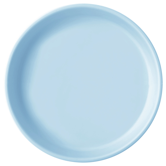 Тарілка силіконова MinikOiOi Basics-Plate (Mineral Blue) - фото | Интернет-магазин автокресел, колясок и аксессуаров для детей Avtokrisla
