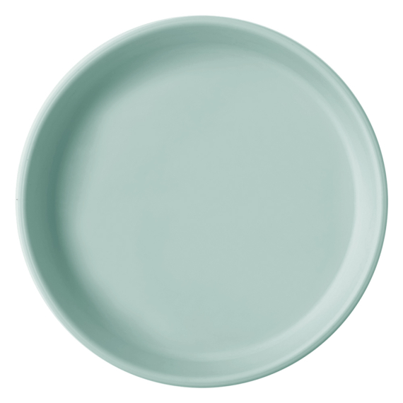Тарелка силиконовая MinikOiOi Basics-Plate (River Green) - фото | Интернет-магазин автокресел, колясок и аксессуаров для детей Avtokrisla