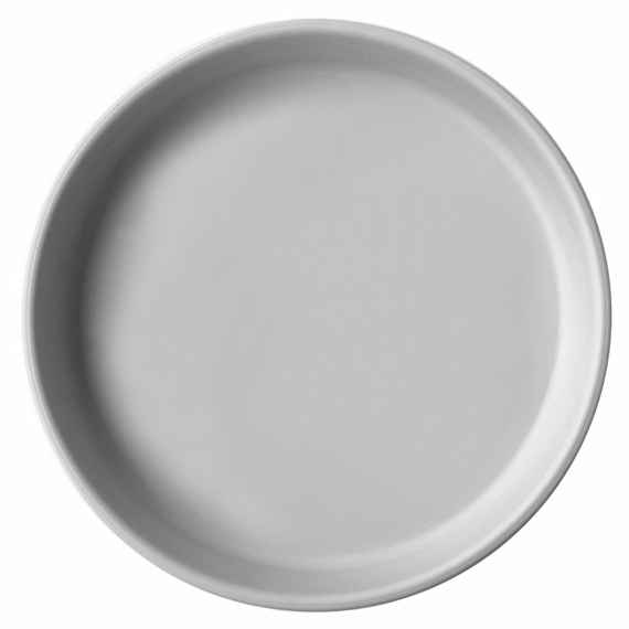 Тарелка силиконовая MinikOiOi Basics-Plate (Powder Grey) - фото | Интернет-магазин автокресел, колясок и аксессуаров для детей Avtokrisla