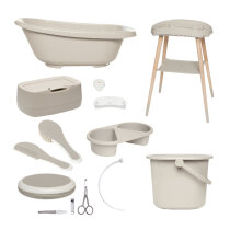 Комплект з дитячою ванночкою 8 в 1 Bebe-Jou Sense Edition (Taupe)