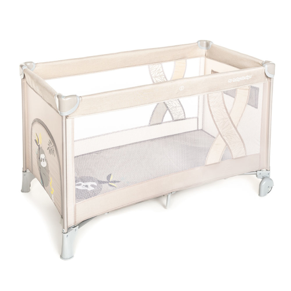 Дитяче ліжечко Baby Design Simple (09 Beige) - фото | Интернет-магазин автокресел, колясок и аксессуаров для детей Avtokrisla